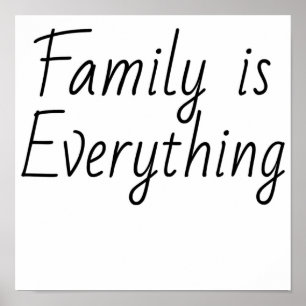 Familie ist alles poster