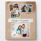 Familie ist alles Tabletop-Plakette 8x10 Fotoplatte (Vorderseite)