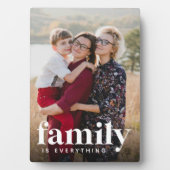 Familie ist alles Vertikale Foto Fotoplatte (Vorderseite)