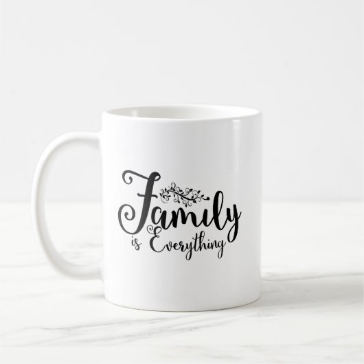 Familie ist alles, was zu bieten kaffeetasse (Links)