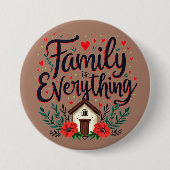 Familie ist alles Zielgruppe Button (Vorderseite)