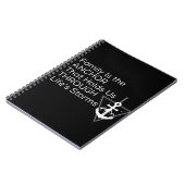 Familie ist der Anker, der hält Notizblock (Linke Seite)