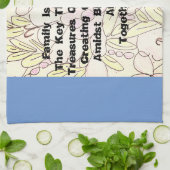 Familie ist der Schlüssel  Geschirrtuch (Gefaltet)