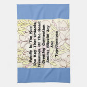 Familie ist der Schlüssel  Geschirrtuch (Vertikal)