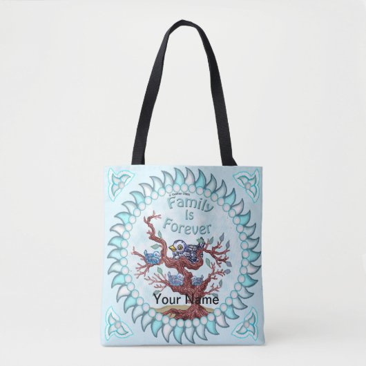 Familie ist ewig Tote Tasche (Vorderseite)