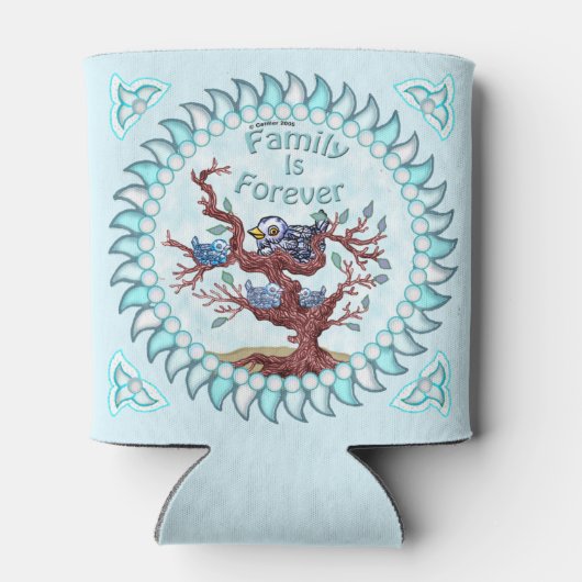 Familie ist für immer dosenkühler (Rückseite)