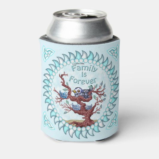 Familie ist für immer dosenkühler (Kanne Rückseite)