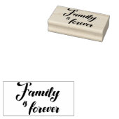 Familie ist für immer gummistempel (Stempel)