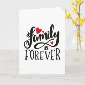 Familie ist für immer karte (Gelbe Blume)