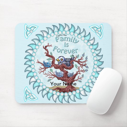 Familie ist für immer mousepad (Mit Mouse)
