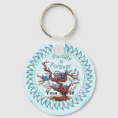 Familie ist für immer schlüsselanhänger (Vorderseite)