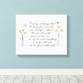 Familie ist nicht immer Blutziffertypografie Leinwanddruck (Insitu (Holzboden))