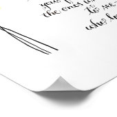 Familie ist nicht immer Blutziffertypografie Poster (Ecke)