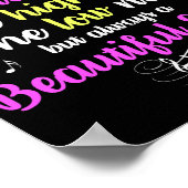 Familie ist wie Musik einige hohe Noten niedrig Poster (Ecke)