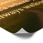 Familie ist Zuhause Poster (Ecke)