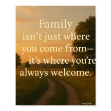Familie ist Zuhause