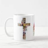 Familie Jesus Cross Christliche Kirche Lauf Kaffeetasse (Links)
