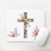 Familie Jesus Cross Christliche Kirche Lauf Mousepad (Mit Mouse)