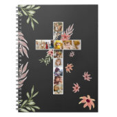 Familie Jesus Cross Christliche Kirche Lauf Notizblock (Vorderseite)