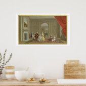 Familie John Bacon, c.1742-43 (Öl auf Leinwand) Poster (Küche)