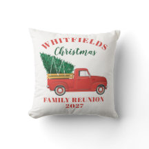 Familie Kabine Weihnachts Red Truck Custom