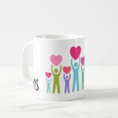 Familie Kaffeetasse (Vorderseite Links)
