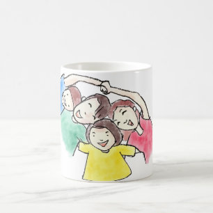 Familie Kaffeetasse