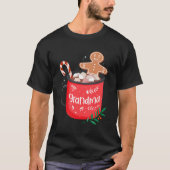 Familie Kakao mit Candy Cane Oma T-Shirt (Vorderseite)