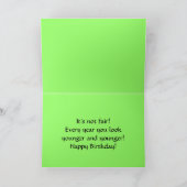 Familie Kangaroo Happy Birthday Spaß Karte (Innenseite)