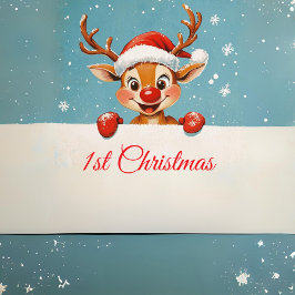 Familie Keepake 1. Weihnachten Ornament Karte