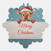 Familie Keepake 1. Weihnachten Ornament Karte (Rückseite)