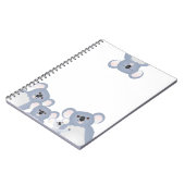 Familie Koala Notizblock (Linke Seite)