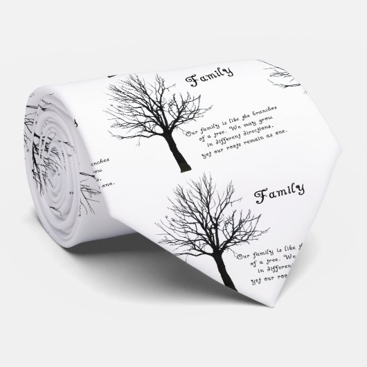 FAMILIE - KRAWATTE (Gerollt)