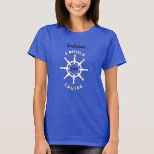 Familie Kreuzfahrt Seefahrt nautischer Spaß T-Shirt