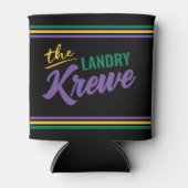 Familie Krewe für Mardi Gras Dosenkühler (Vorderseite)