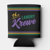 Familie Krewe für Mardi Gras Dosenkühler (Rückseite)