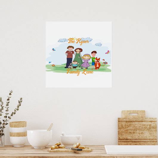 Familie Kyser Poster (Küche)