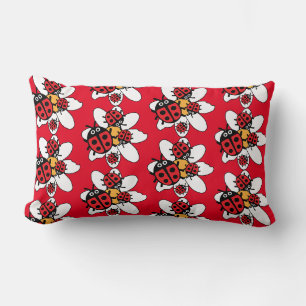 Familie Ladybird und Ladybug Lendenkissen