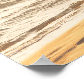 Familie läuft am Strand Chiropraktisches Poster (Ecke)