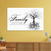 Familie Leinwanddruck (Insitu (Wohnzimmer))