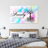 Familie Leinwanddruck (Insitu (Schlafzimmer))