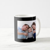 Familie, Liebe, personalisierte Foto-Kaffee-Tasse Kaffeetasse (VorderseiteRechts)