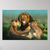 Familie Lion Poster (Vorne)