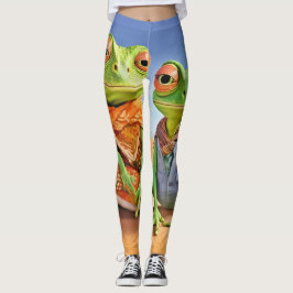 Familie Lizard Artwork Leggings