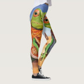 Familie Lizard Artwork Leggings (Rechts)
