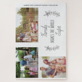 Familie macht die Welt sicherer, kundenspezifische Puzzle (Vertikal)