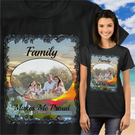 Familie macht mich stolz Sonnenuntergang 2295 T-Shirt