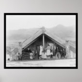 Familie Maori Neuseeland 1917 Poster (Vorne)