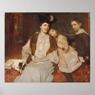 Familie Markl von Alois Delug - Vintage Kunst Poster
