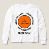 Familie Matching Boy Son Typografie Happy Hallowee (Design Vorderseite)